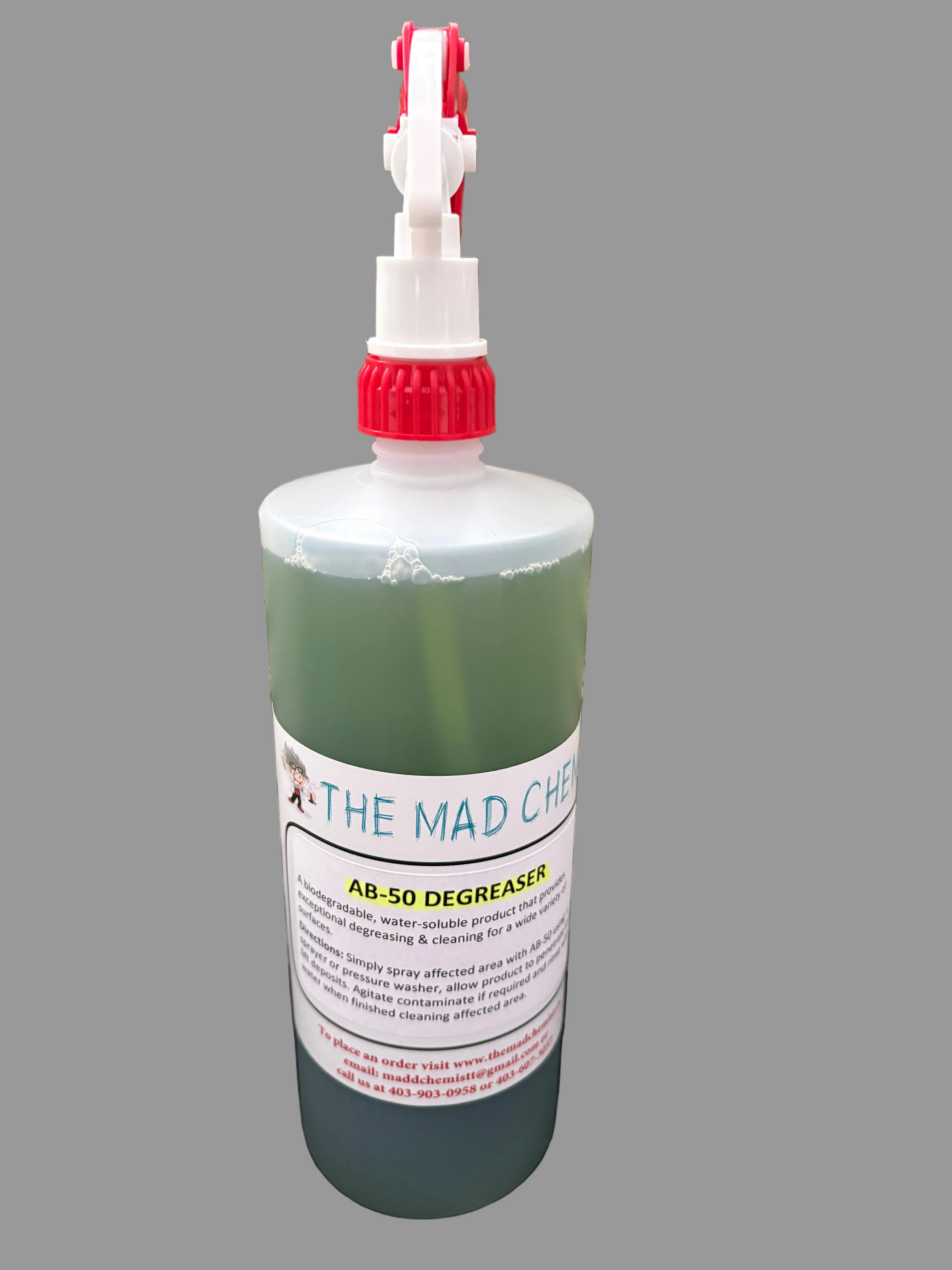 AB-50 Degreaser – Fast-Acting Heavy-Duty Cleaner for Oil, Grease & Garage Messes
