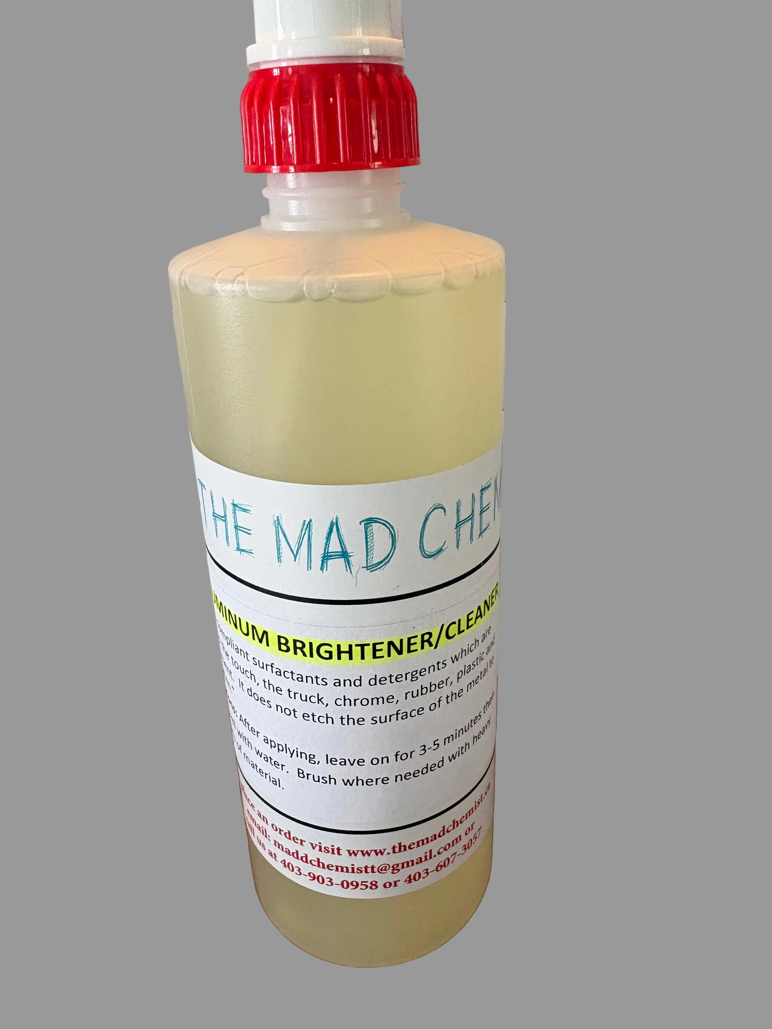 Aluminum Brightener/Cleaner – Metal Cleaner for Vehicles, Motorcycles, Aluminum & Chrome